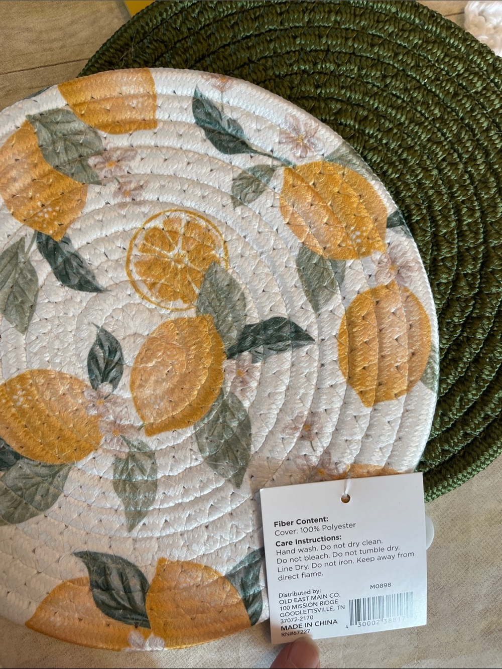 9 Piece Lemon & Daisy Kitchen Bundle NWT - Picture 8 of 14